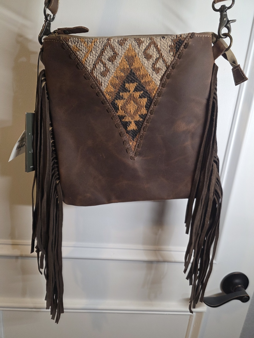 New Myra Fringe Crossbody Purse